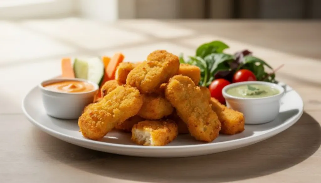 découvrez nos nuggets dorés au chou-fleur, une recette savoureuse que les enfants adorent sans même se douter qu'ils mangent des légumes.