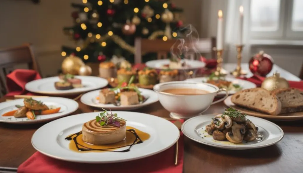 découvrez notre recette de noël alliant foie gras onctueux, bouillon aromatique et champignons dorés pour un festin raffiné qui ravira tous vos convives.