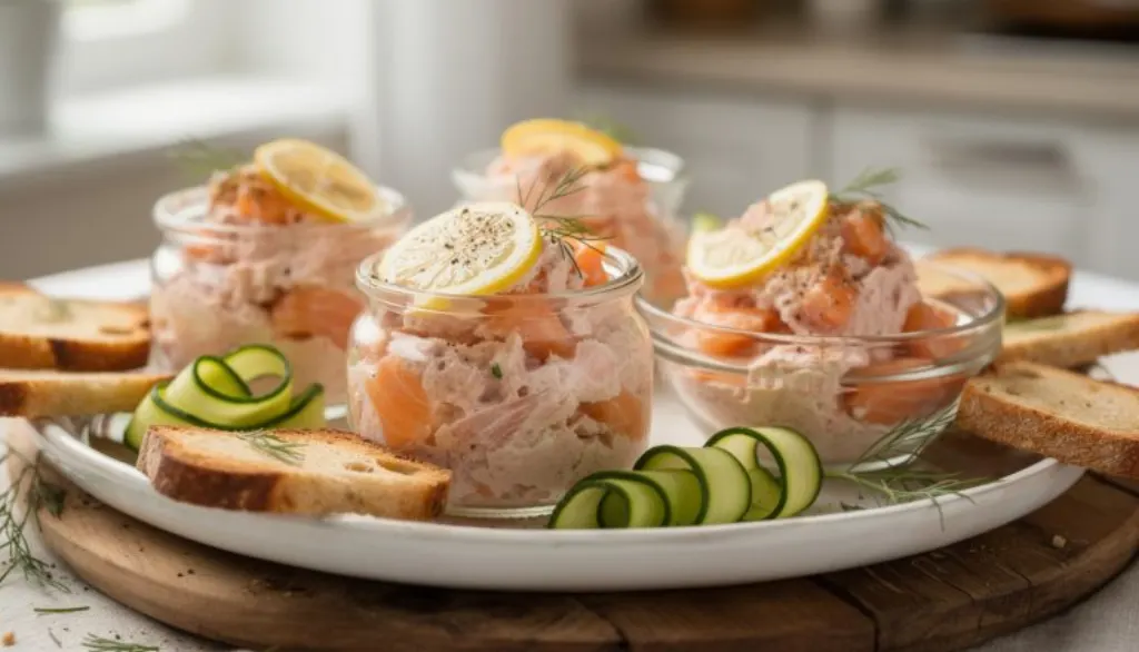 découvrez notre recette facile de rillettes de saumon frais au citron, un apéritif élégant et léger parfait pour toutes vos occasions conviviales.