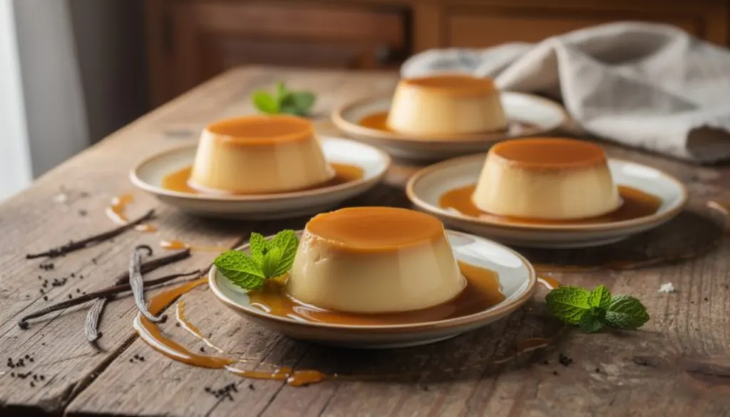 découvrez notre recette de crème caramel maison à la vanille, un dessert fondant et réconfortant qui rappelle les douceurs d'antan, comme chez grand-mère.