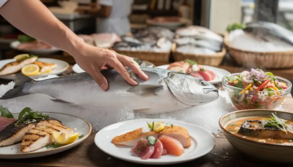 découvrez pourquoi la fermeté de la chair du poisson est un critère plus fiable que l'apparence des yeux ou des branchies pour évaluer sa fraîcheur, à travers notre test pratique au marché.