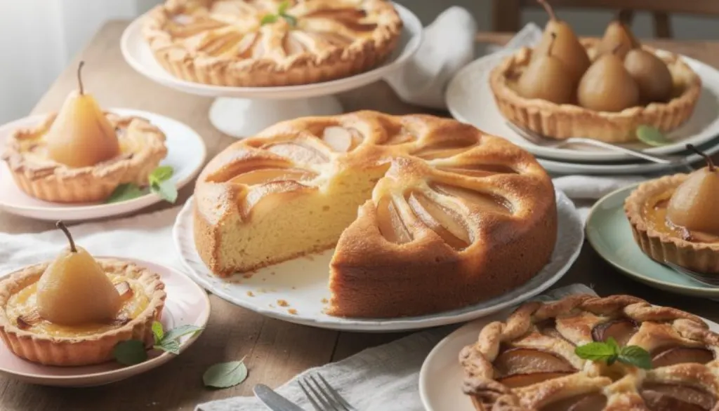 découvrez ce gâteau irrésistible alliant poire fondante et biscuit moelleux, sans crème ni chocolat, pour un délice léger qui ravira tous les palais.