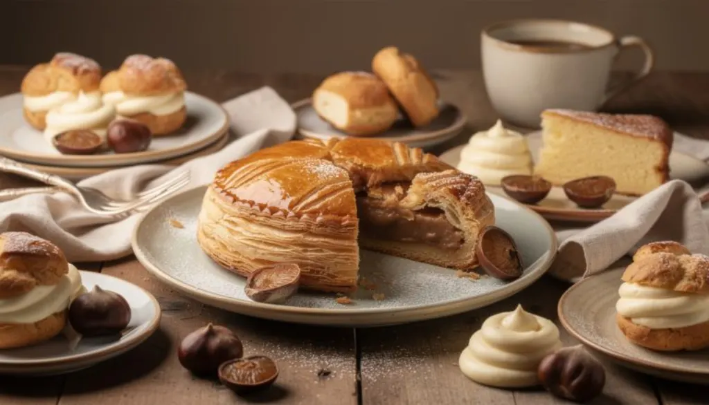découvrez notre galette des rois irrésistible, alliant douceur, fondant et gourmandise avec une délicieuse crème de marrons pour un moment de plaisir authentique.