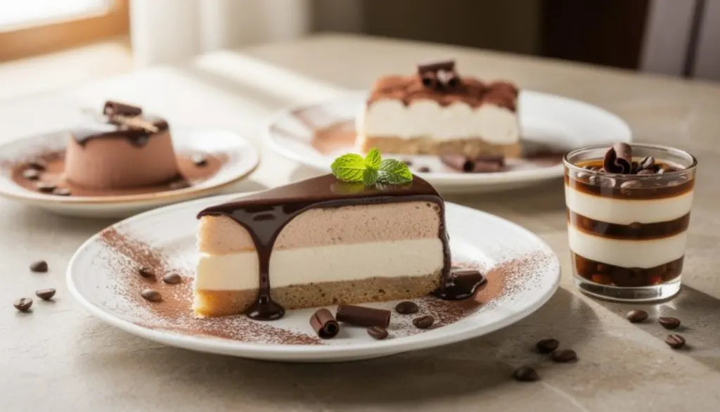 découvrez notre dessert fondant au chocolat, café et mascarpone, une explosion de saveurs qui réveille vos souvenirs gourmands dès la première bouchée.