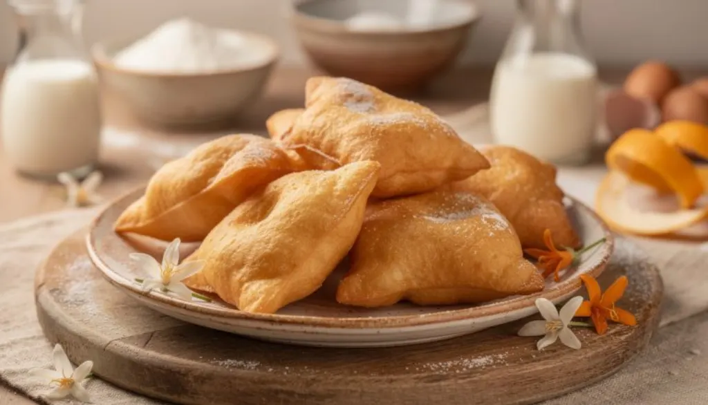 découvrez les ganses niçoises, ces beignets dorés parfumés à la fleur d’oranger, une recette traditionnelle de grand-mère qui séduit dès la première bouchée.