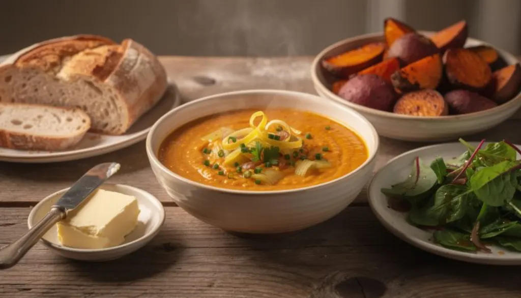 découvrez notre soupe réconfortante de lentilles corail, poireau et citron, une recette légère et savoureuse parfaite pour réchauffer vos soirées d’hiver.