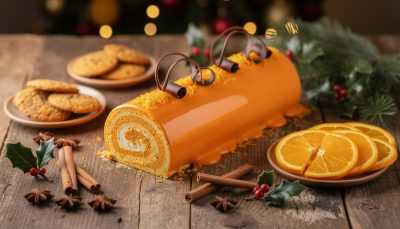 découvrez la bûche à l’orange, une douceur festive simple et irrésistible qui émerveillera vos invités à noël avec ses saveurs fraîches et gourmandes.