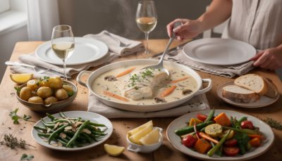 découvrez la blanquette de poisson, un plat convivial et rapide à préparer en 30 minutes, qui charme même les plus sceptiques et ravit toute la famille à table.