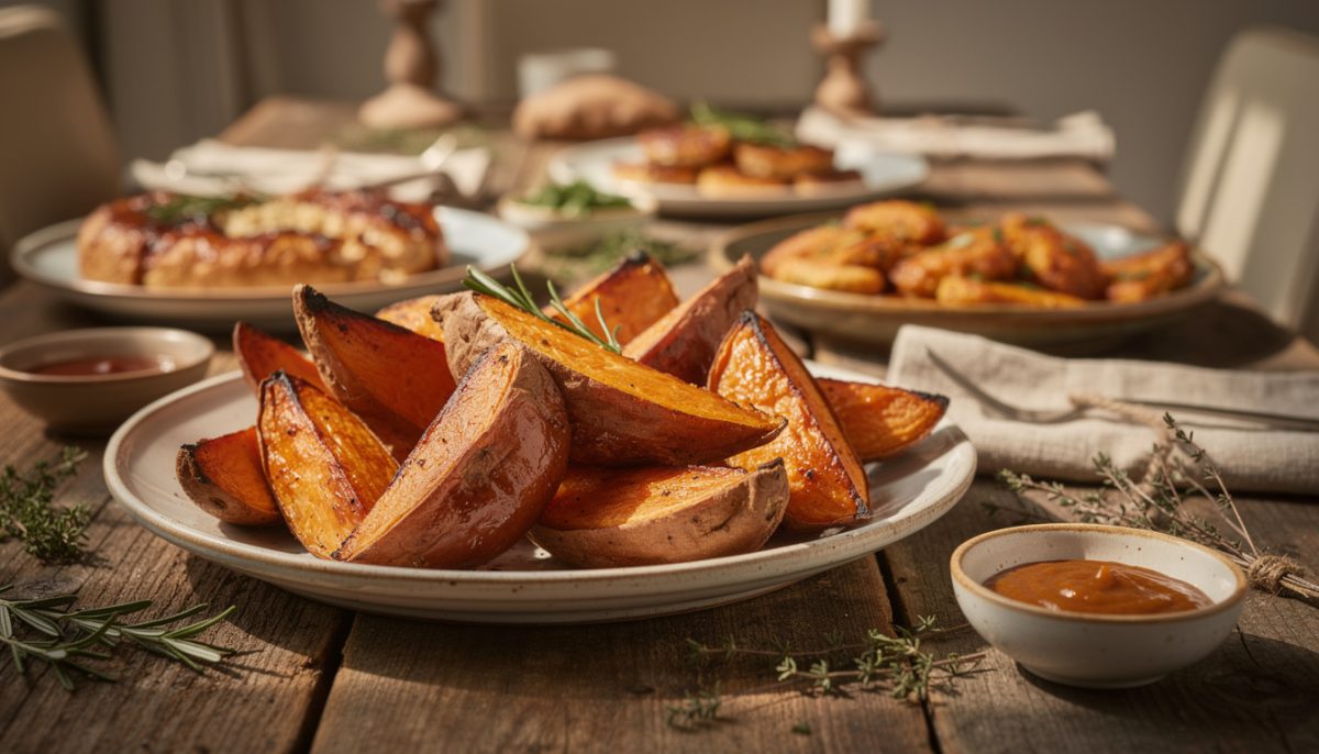 découvrez nos patates douces dorées, irrésistibles et savoureuses, qui captivent tous les regards et subliment votre plat principal à chaque repas.