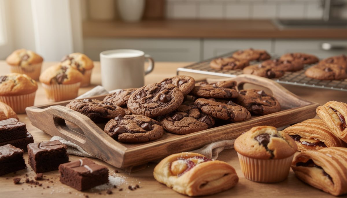 savourez chaque semaine ces cookies au chocolat fraîchement sortis du four, qui remplissent votre maison de douceur et de plaisir gourmand.