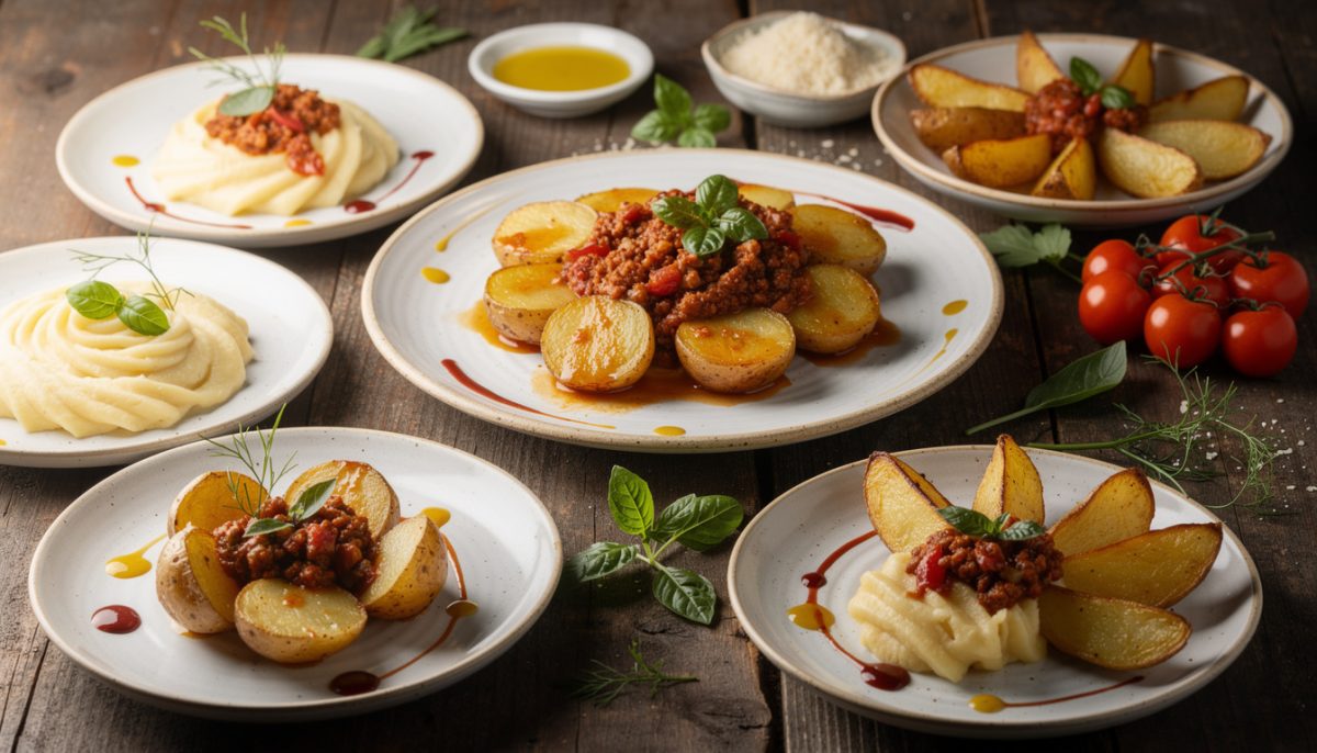 découvrez la recette raffinée de patates sauce bolognaise par simone zanoni pour sublimer ce tubercule simple en un plat savoureux et élégant.